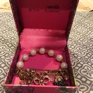 Betsey Johnson charm bracelet